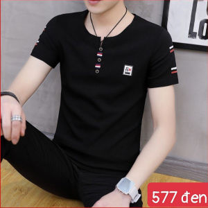 Áo thun nam tay ngắn cổ tròn dáng ôm body LIVATA NA577