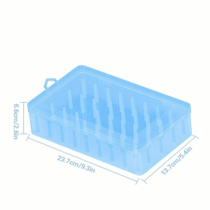 MIRELAE Plastic and Thread Box Transparent Craft Organization Bobbins Container Convenient 42 Axis Sewing Storage Box Sewing Tools