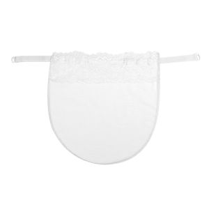 Women Cover Up Chest Bra Floral Leaves Lace Mock Camisole Bra Insert Cleavage Cover Overlay Panel Vest Wrapped Chest Bandeau