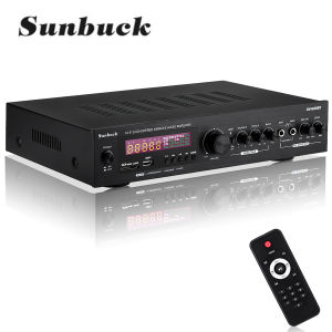 SUNBUCK 2000W 5CH 220V 110V bluetooth5.0 Audio Power Amplifier Stereo Home Theater amplificador Audio Home Karaoke Cinema with Remote Control Support FM USB 608BT