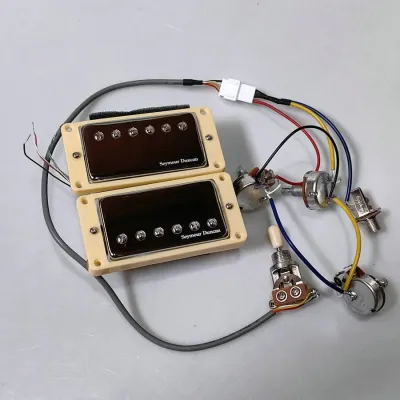 Seymour Duncan Humbucker Electric Guitar Pickups 4C With Wiring Harness 2V1T Set Electric Guitar Pickups