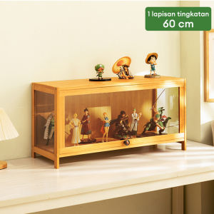 Lemari Pajangan Etalase Akrilik Kaca Transparan Lemari Display pameran Model Mainan Penyimpanan