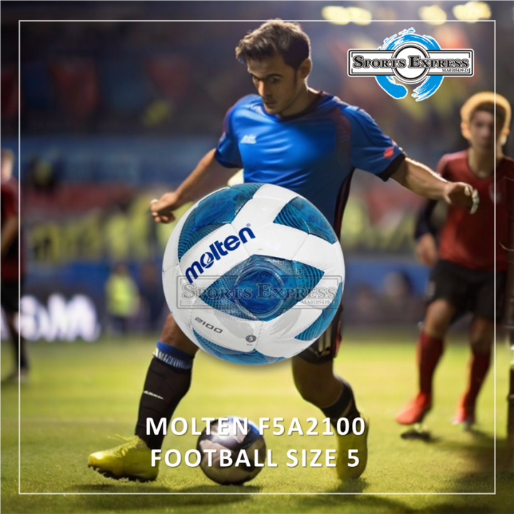 MOLTEN F5A2100 Sz5 Soccer Ball Bola Sepak [100 Authentic]（ SPORTS EXPRESS ) Lazada