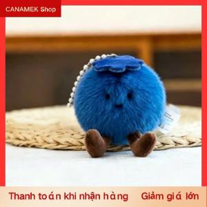 CS Blueberry Búp bê túi Keychain dễ thương sang trọng mô phỏng nhồi bông đồ chơi người bạn vô tội cho các trường học Ví Ba lô Phụ kiện cô gái