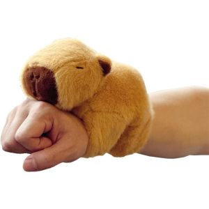 Capybara Wristbands HugBox Gelang Slap Bracelets for Friendship & GiftsDurable Capybara Hand Bands