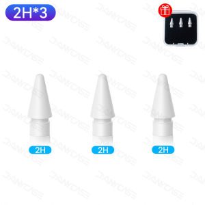 For Apple Pencil Tips For Apple Pencil Pro 1st 2nd Generation Replacement Tip 2H 2B 3.0 4.0 Soft and Hard Double-Layered iPad Stylus Nib