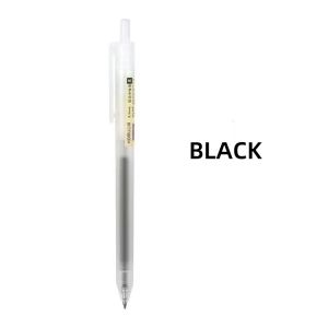 Transparent Pen Student Exam Quick Drying Rollerball Pen Black Blue Red Press Pen 0.5 Replaceable Wholesale Notebook Spring School Supplies