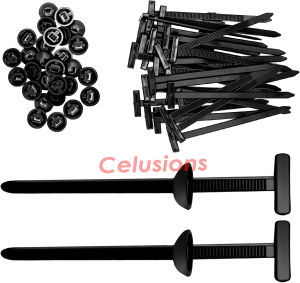 【SG Seller】⭐50pcs Universal Nylon Cable Fastener⭐ For Car Motorcycle Repair Self-Locking Zip Tie Buckle Clip Replacement