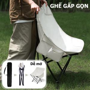 Ghế Du Lịch Dã Ngoại Câu Cá Cafe Gấp Gọn Kèm Túi Đựng Tiện Dụng