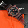 Original G Shock (GA-110LS-1AER) Watch Grey Orange Resin Band Watch. 