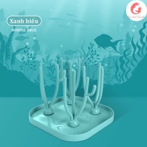 Khay úp bình sữa núm ti cho bé