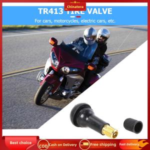 [Chinatera Malll] 100pcs Valve Stem Black Tubeless Valve Stem Rubber Tubeless Tire Tyre Valves for Car Motorcycle