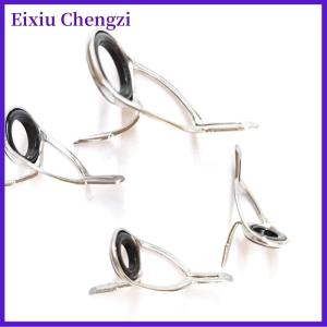 Eixiu 4 cái bộ Câu Cá Giải Quyết Thép Không Gỉ Sửa Chữa Kit Set Cần Câu Hướng Dẫn Vòng Tip Câu Cá Vòng Tròn Vòng Mắt Hướng Dẫn Vòng Dây Vòng