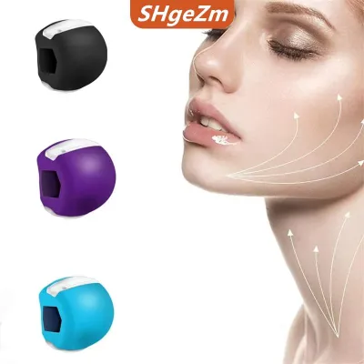 [COD] SHgeZm SPORTS Bóng tập mặt bằng silica gel Dụng cụ tập hàm Dụng cụ làm săn cơ mặt Giảm cằm đôi Bóng thư giãn Máy tập thể hình mô phỏng đường viền hàm