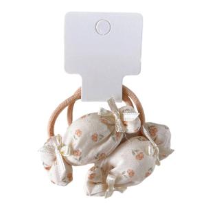 ไทผูกผมผ้าลายสก็อตสีสันสดใส1คู่สำหรับเด็กหญิงเด็กชายเครื่องประดับผมผิวยางยืดเป็นมิตรต่อผิว