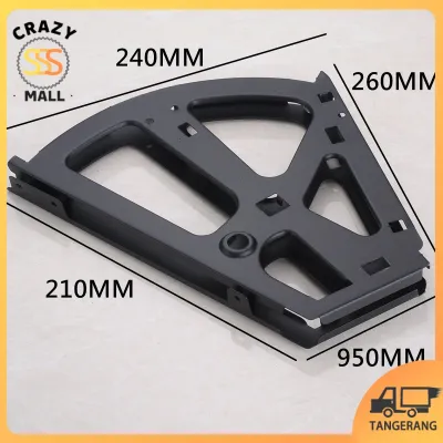Set Braket Pembuat Rak Sepatu Engsel Aluminium 3 Level Susunan 2pcs Untuk DIY Furniture