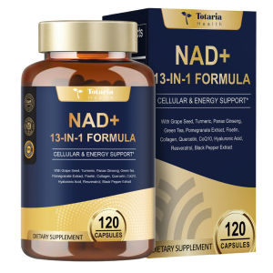 Totaria NAD Supplement For Women Men With Nicotinamide Riboside Resveratrol Quercetin Betaine Boost NAD+ Levels Nad Plus Supplement For Anti Aging Energy Immune Focus