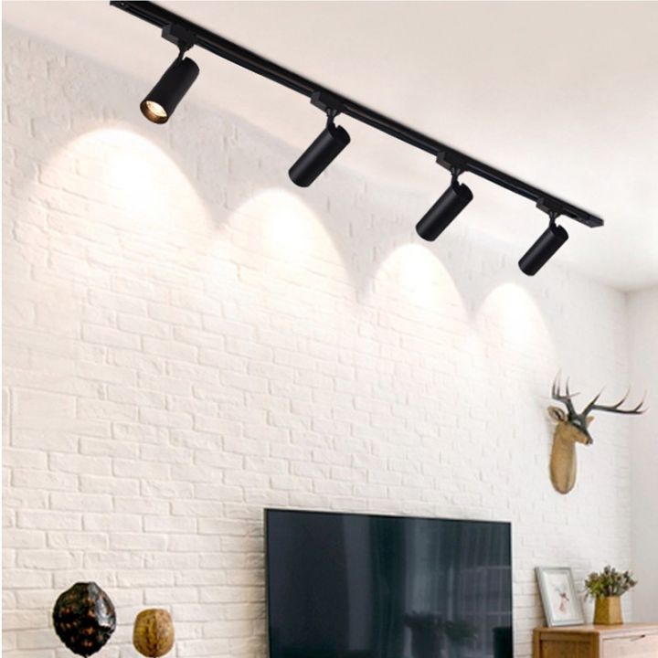 Cafe 1 Light LED Wall Or Ceiling Spotlight - Matte Black