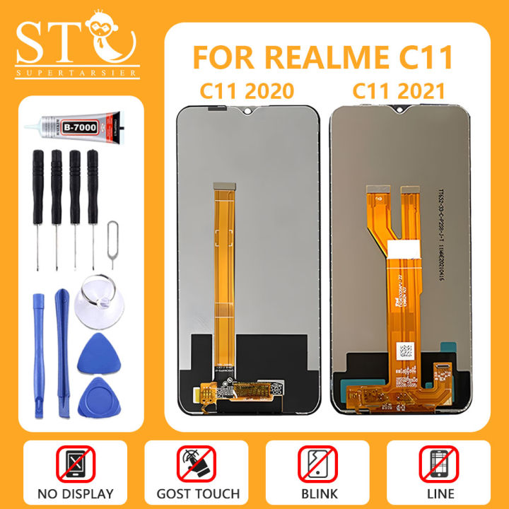 Smartphone LCD for REALME C11(2020) C11(2021) C15 Digital Touch Screen ...