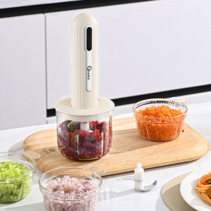 Chopper Penggiling Daging Elektrik Blender Bumbu Multifungsi Chopper Penghalus Bumbu Dan Makanan