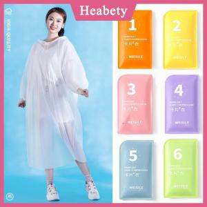 Heabety Xách Tay Dày Áo Mưa Du Lịch Ngoài Trời Áo Mưa Không Thấm Nước Phụ Nữ Và Nam Giới Dùng Một Lần Cắm Trại Mưa Bìa Du Lịch Nguồn Cung Cấp