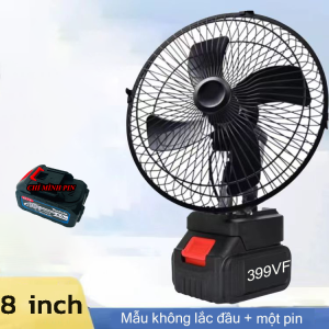 Quạt điện 8 inch tiện lợi  quạt điện có điều chỉnh nhiều cấp tốc độ gió  quạt điện công suất cao với gió mạnh thích hợp cho ký túc xá ngoài trời