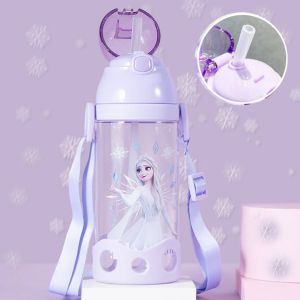 Disney Frozen Tritan Bottle Straw drink and Direct drink Botol Air Budak