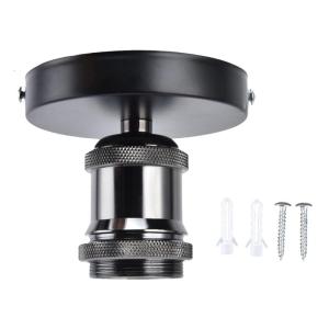 E27 Lamp Base Vintage Ceiling Screw Light Lamp Holder Screw Head Light Socket Lampholder for Kitchen Bedroom Living Room