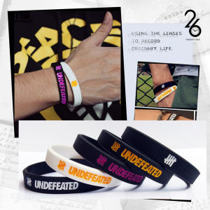 COD BRACELET TANGAN PRIA - GELANG KARET UNDEFEATED SPORT 4 EDITION UD H L P