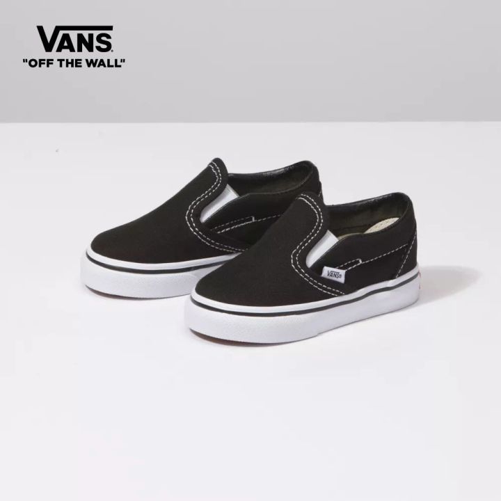 Vans Toddler Classic Slip-On (US Size) BLACK VN000EX8BLK1 | Lazada