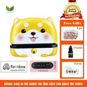 Eversalute Waterproof Customized Name Stamp For KidsPersonalized Fabric StampName Label For Clothes Students Name Stickers Kindergarten Clothes Children present Teacher Stamp