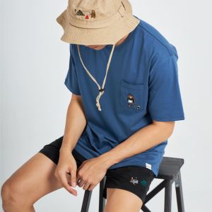 Hiking collection - เสื้อยืดงานปักคุณหมีนักปีนเขา [Oversized]
