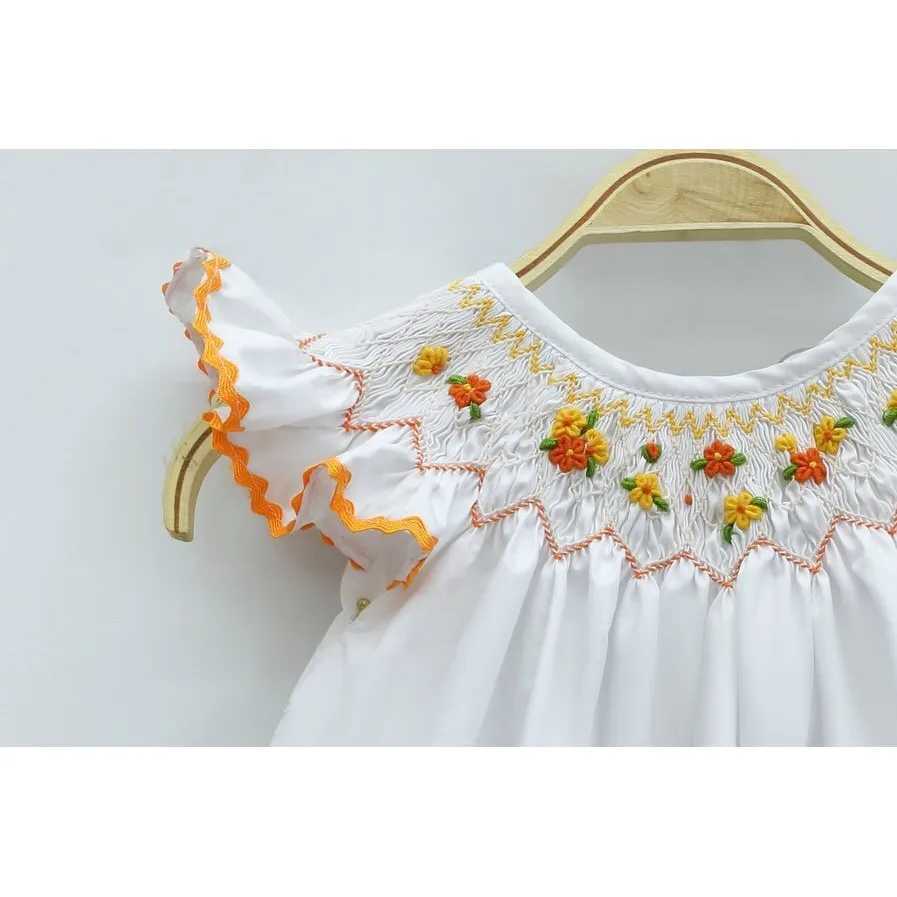 Váy hoa nhí Matalan chính hãng đầm smock hoa xanh cho bé gái auth - Tìm  Voucher