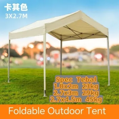 KT WARE 2.7x3M FOLDING TENT FOLDING CANOPY KHEMAH LIPAT BAZAAR CANOPI UMBRELLA