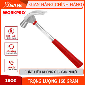 Búa đóng nhổ 160gram (16OZ) cán bọc nhựa Workpro - WP241003