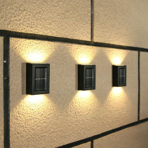Huge Tree Solar Lamp Outdoor Waterproof Light Control Wall Lamp Street Lights Up-Down Lighting LED Lamp Solar Wall Light