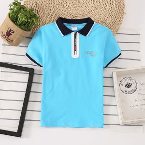 Kids T Shirt Boy Polo Shirt Children wear baby shirts Lapel clothing temperament and comfortable fashion tops