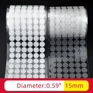 204pcs(102pairs) Self Adhesive Round Diameter Sticky Back Coin Nylon Coin Hook And Loop Point With Waterproof Adhesive Coin Tape Halloween，Thanksgiving And Christmas Gift