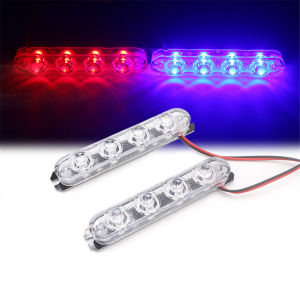 1 Cặp Đèn Cảnh Sát Xe Hơi Đèn Cảnh Báo Nhấp Nháy Chống Nước 6 LED 12V Đèn Chớp Khẩn Cấp Xe Máy Ô Tô Đèn Tín Hiệu Đỗ Xe Nhấp Nháy Nguy Hiểm