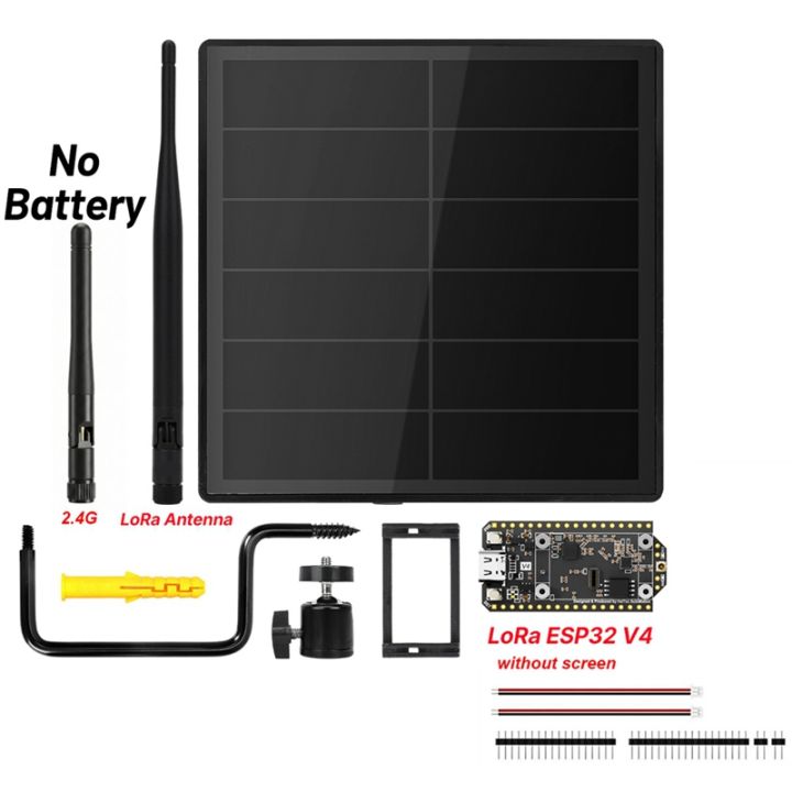 【Latest model】5W Dev-Board Solar LoRa Node Kit Support Meshtastic ...