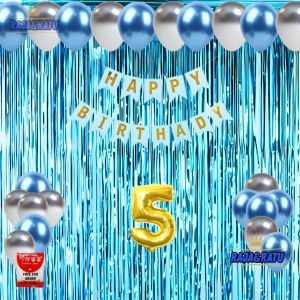 Paket Set Pesta Ulang Tahun Dekorasi Happy Birthday Anak-anak Cowok Dan Cewek Dekorasi Ultah Simple