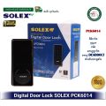 กุญแจดิจิตอล Rim Lock SOLEX Digtial DOOR LOCK PCK6014 สำหรับบานสวิง ระบบ กุญแจ รหัส คีย์การ์ด ใสแทนรูเดิมได้. 