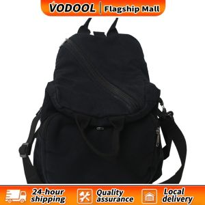 【Fast delivery】 Practical Womens Canvas Tote Bag with Multiple Compartments and Adjustable Strap