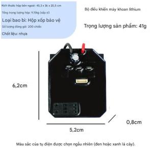 Bảng điều khiển tốc độ máy khoan pin lithium không chổi than 18-21V