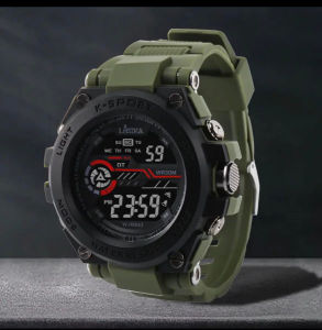 NEW Waterproof Mens Watch Sports Fashion LED Multifunction Mens Watch W16