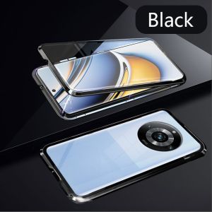 Transparent Casing For Realme 11 Pro Plus 11Pro+ Realme11Pro 5G Double Sided Tempered Glass Phone Case Flip Cases Cover Hard Shockproof Back Cover