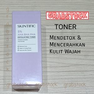 Grabstock Skintific All Toner Series 5X Ceramide / 4D Hyaluronic Acid / GLYcolic Acid DAily CLarifying / AHA BHA PHA Exfoliating