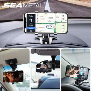 Car Phone Holder Dashoboard Mount Stand Sun Visor Clip Support