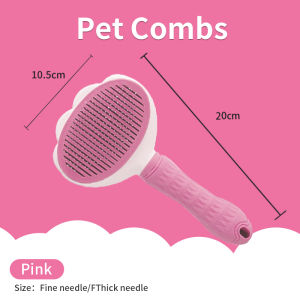 Sisir Grooming Kucing Anjing F01 Pet Grooming Brush Sisir Perawatan Peliharaan