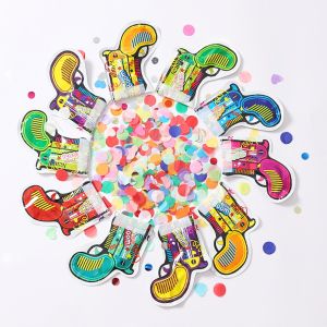 Automatic Inflatable Balloon Fireworks Balloon Party Toy Confetti Popper Holiday Atmosphere Gift Birthday Wedding Balloon